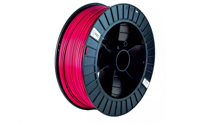 PLA пластик REC малиновый 2,85 мм 2 кг