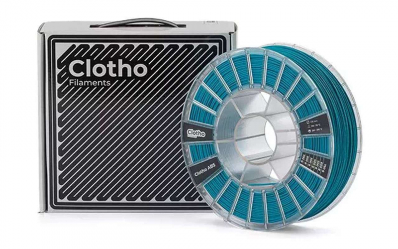 ABS GF-13 пластик Clotho Filaments Bluegreen 1,75 мм 0,75 кг