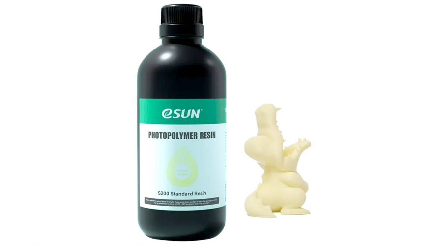 Фотополимер ESUN S200 Standard Resin Almond Yellow (1 кг)