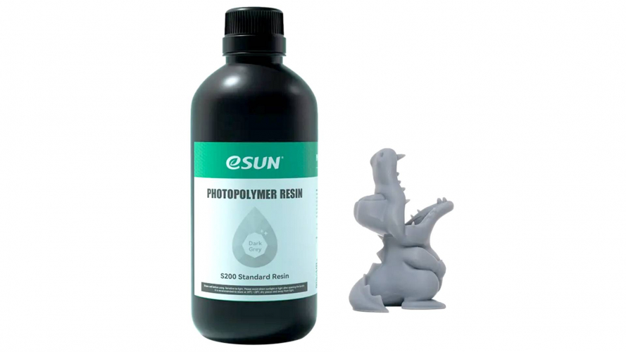 Фотополимер ESUN S200 Standard Resin Dark Grey (1 кг)