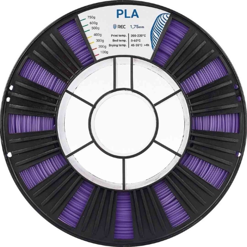 PLA пластик REC фиолетовый 1,75 мм 0,75 кг