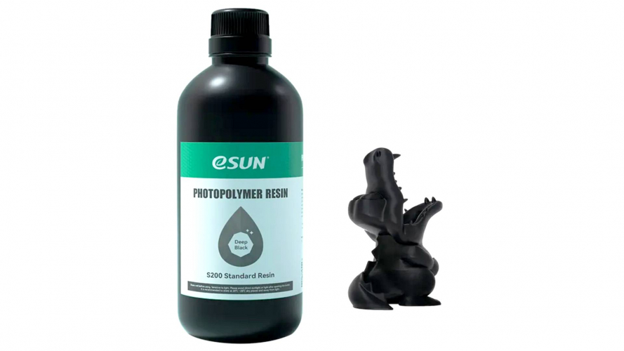 Фотополимер ESUN S200 Standard Resin Deep Black (1 кг)