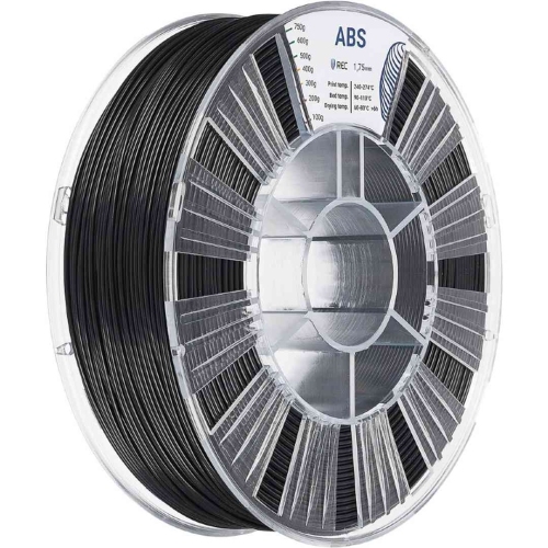 ABS пластик REC черный 1,75 мм 0,75 кг