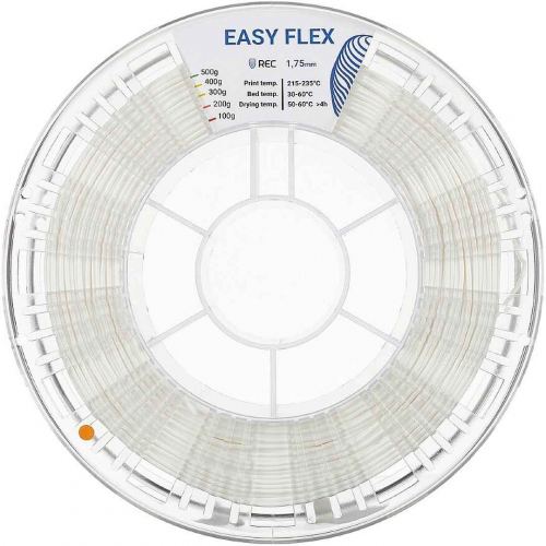 TPU A95 пластик REC Easy Flex белый 1,75 мм 0,5 кг