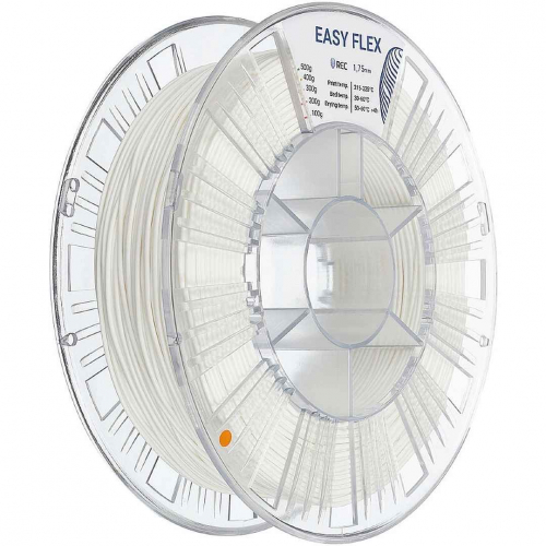 TPU A95 пластик REC Easy Flex белый 1,75 мм 0,5 кг