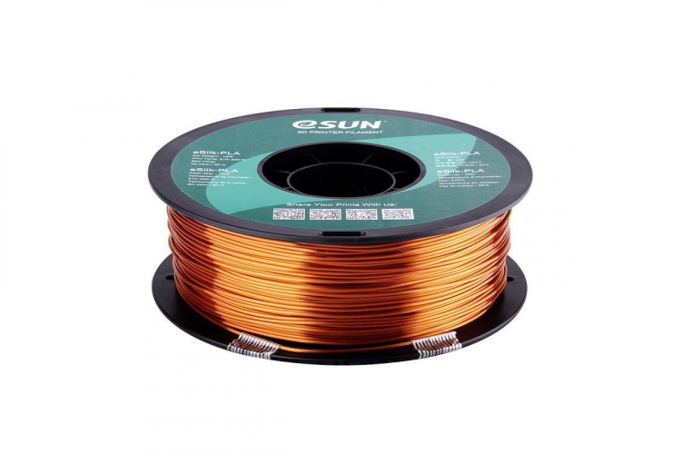 PLA-Silk пластик ESUN Copper 1,75 мм 1 кг