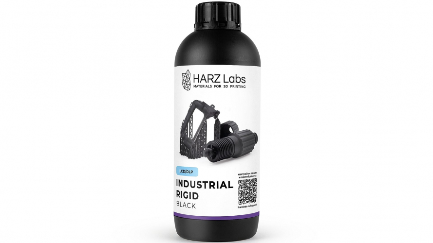 Фотополимер HARZ Labs Industrial Rigid Black (1 кг)