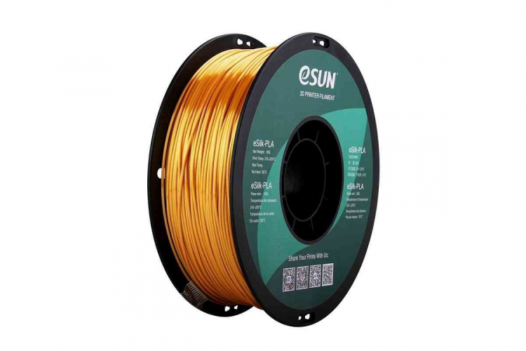 PLA-Silk пластик ESUN Gold 1,75 мм 1 кг