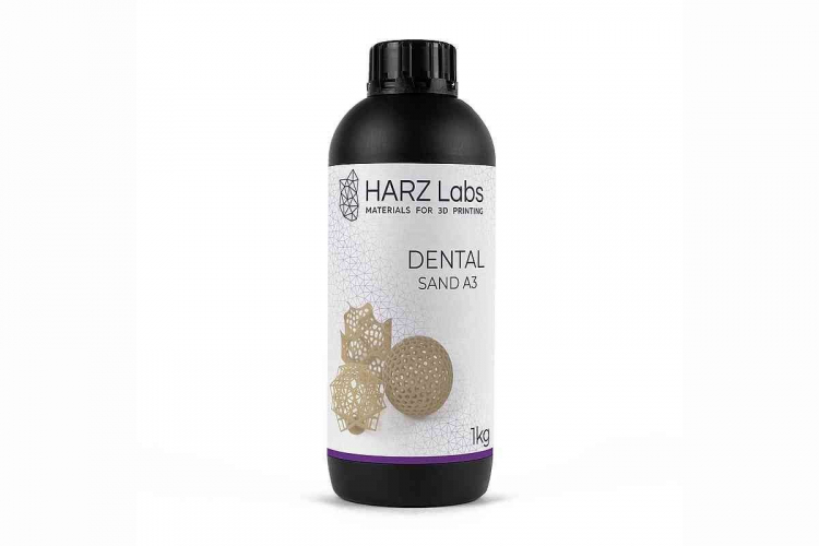 Фотополимер HARZ Labs Dental Sand A3 (1 кг)