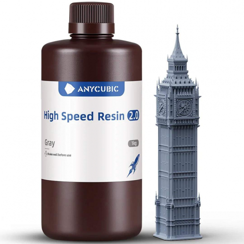 Фотополимер Anycubic High Speed 2.0 Gray (1 кг)