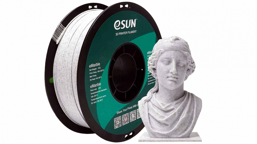PLA eMarble пластик ESUN мраморный 1,75 мм 1 кг