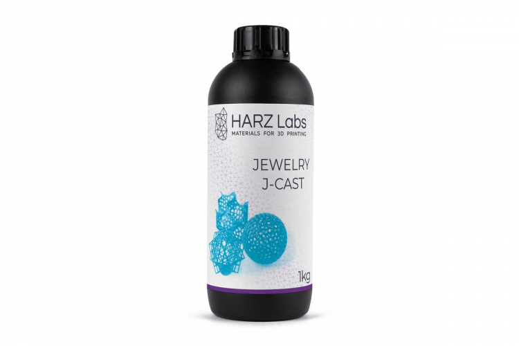 Фотополимер HARZ Labs Jewelry J-Cast Cyan (1 кг)
