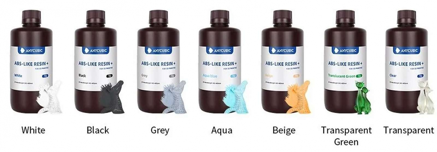 Фотополимер Anycubic ABS-Like Resin+ Black (1 кг)