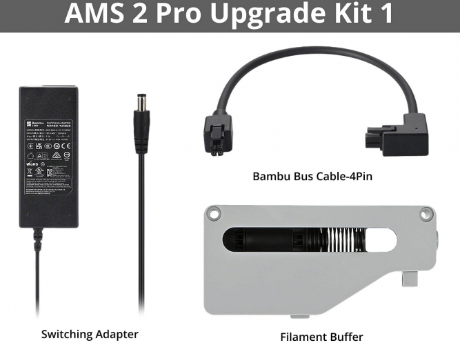 Комплект обновления Bambu Lab AMS 2 Pro Upgrade Kit с Filament Buffer