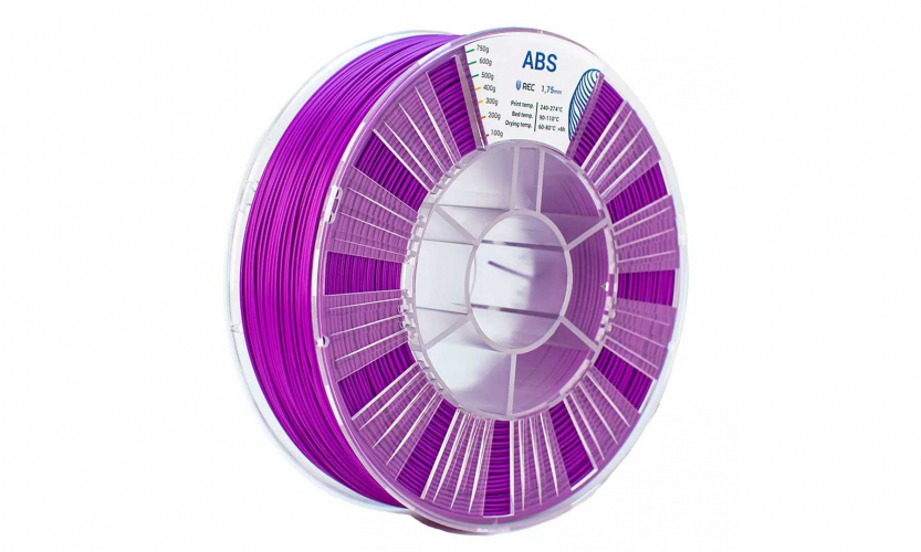 ABS пластик REC фиолетовый 1,75 мм 0,75 кг