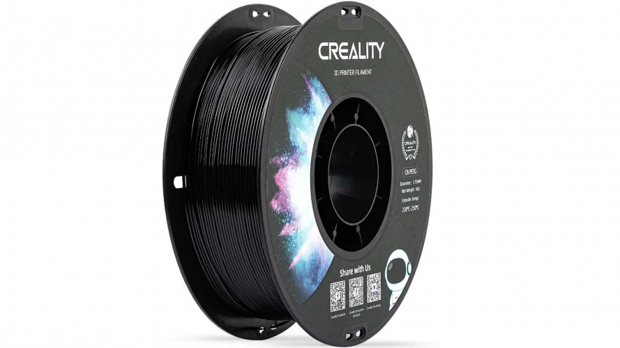 PETG CR series пластик Creality Black 1,75 мм 1 кг
