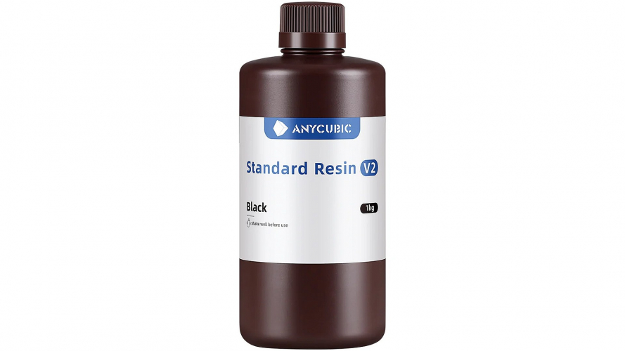 Фотополимер Anycubic Standard v2 Black (1 кг)
