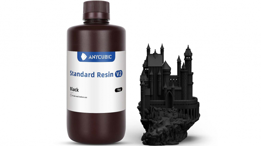 Фотополимер Anycubic Standard v2 Black (1 кг)