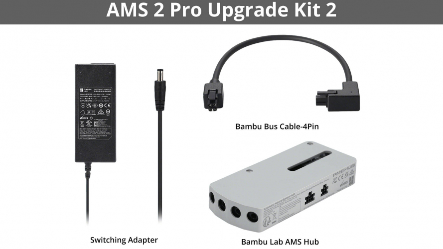 Комплект обновления Bambu Lab AMS 2 Pro Upgrade Kit с AMS Hub