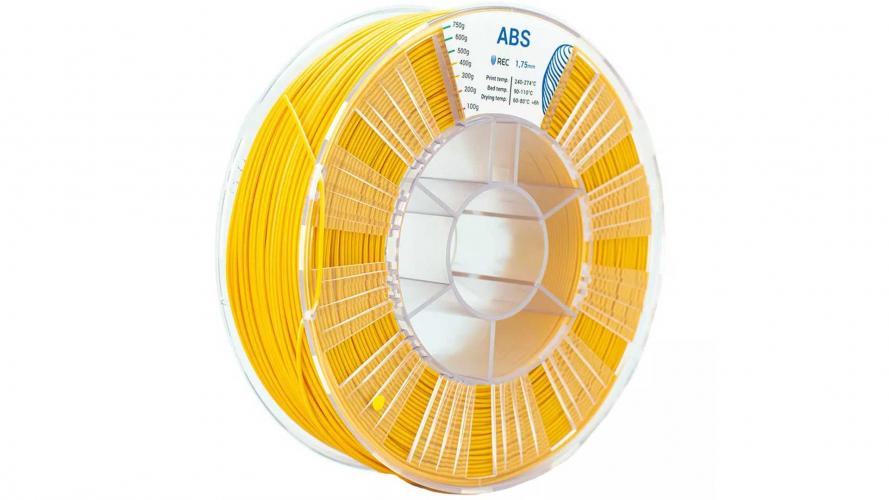 ABS пластик REC золотистый 1,75 мм 0,75 кг