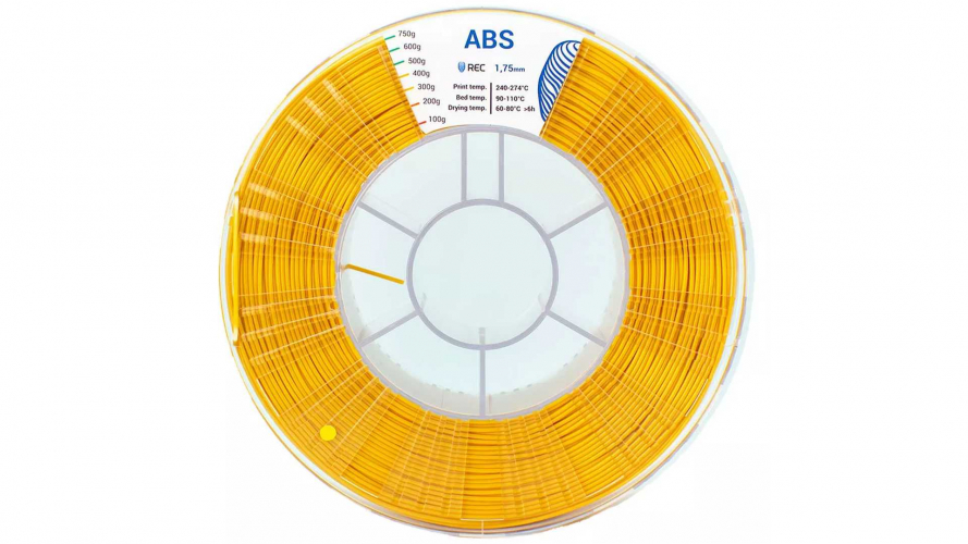 ABS пластик REC золотистый 1,75 мм 0,75 кг