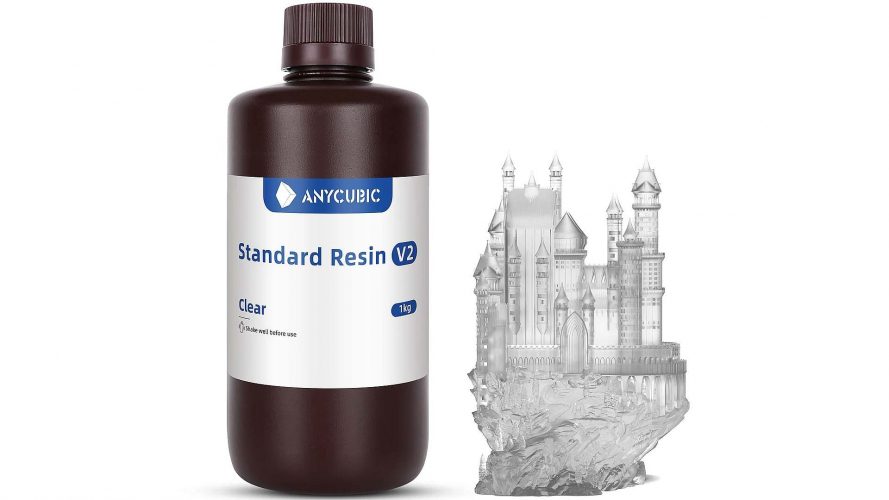 Фотополимер Anycubic Standard v2 Clear (1 кг)