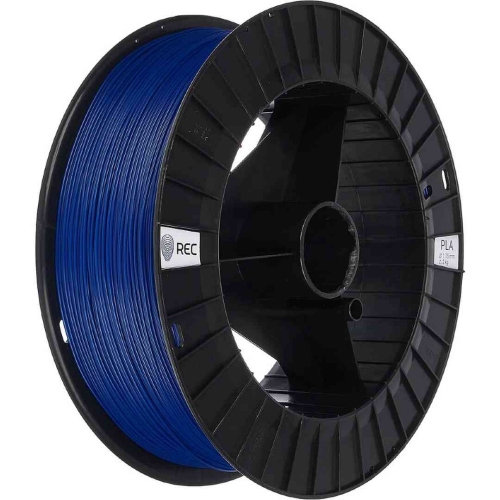 PLA пластик REC синий для 3D принтера для печати любых декоративных и функциональных моделей 1,75 мм 2 кг