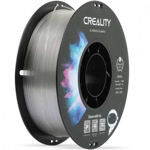 PETG CR series пластик Creality Transparent 1,75 мм 1 кг