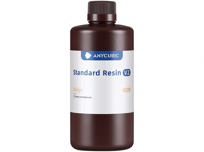 Фотополимер Anycubic Standard v2 Beige (1 кг)