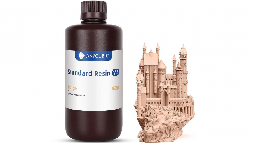 Фотополимер Anycubic Standard v2 Beige (1 кг)