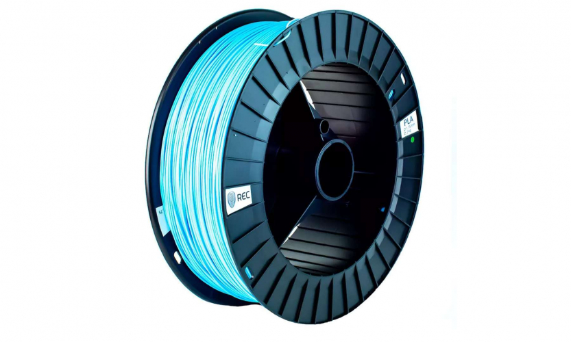 PLA пластик REC голубой 1,75 мм 2 кг