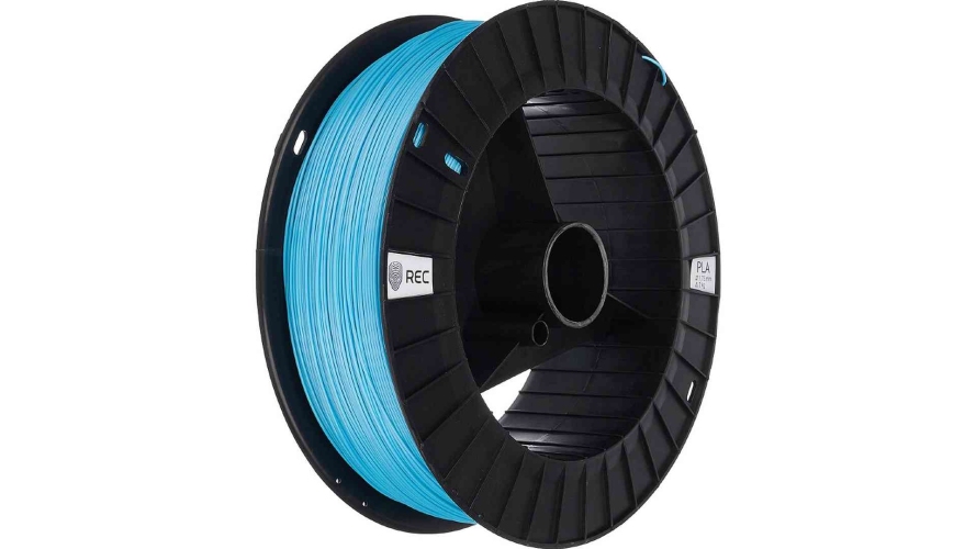 PLA пластик REC голубой 1,75 мм 2 кг