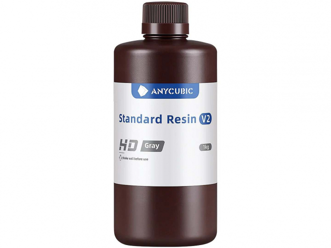 Фотополимер Anycubic Standard v2 HD Gray (1 кг)