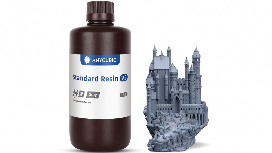 Фотополимер Anycubic Standard v2 HD Gray (1 кг)