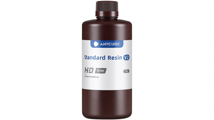 Фотополимер Anycubic Standard v2 HD Gray (1 кг)