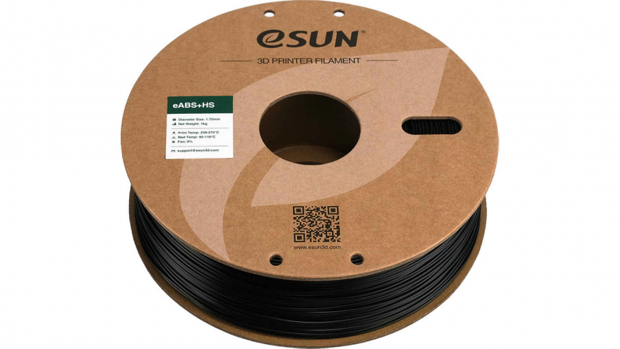 eABS+HS пластик ESUN Black 1,75 мм 1 кг