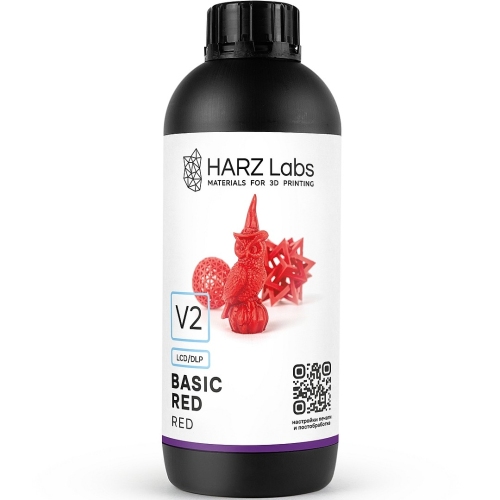 Фотополимер HARZ Labs Basic Red V2 (1 кг)
