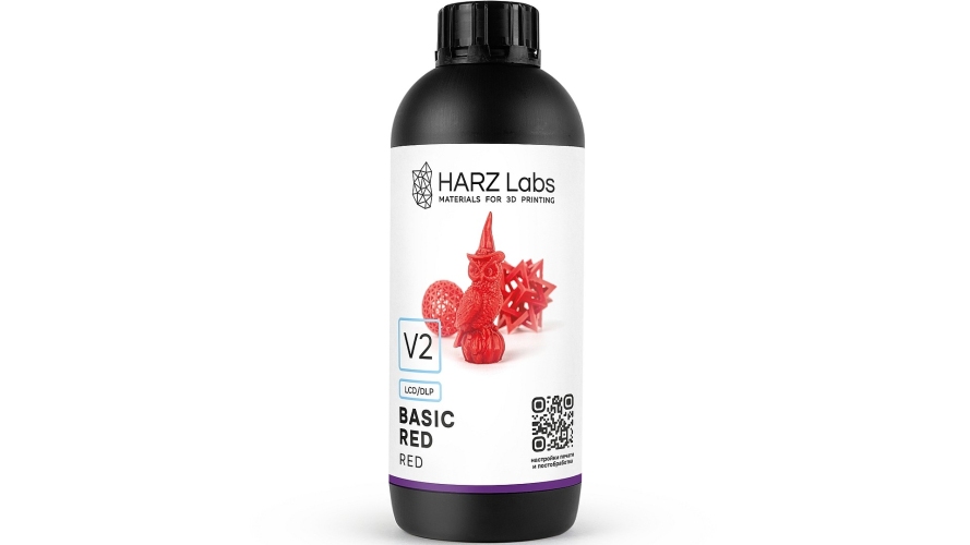 Фотополимер HARZ Labs Basic Red V2 (1 кг)