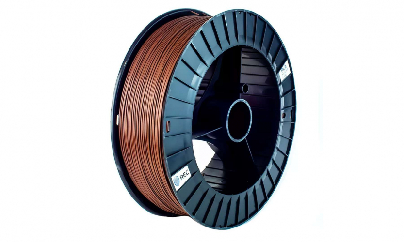 PLA пластик REC коричневый 1,75 мм 2 кг